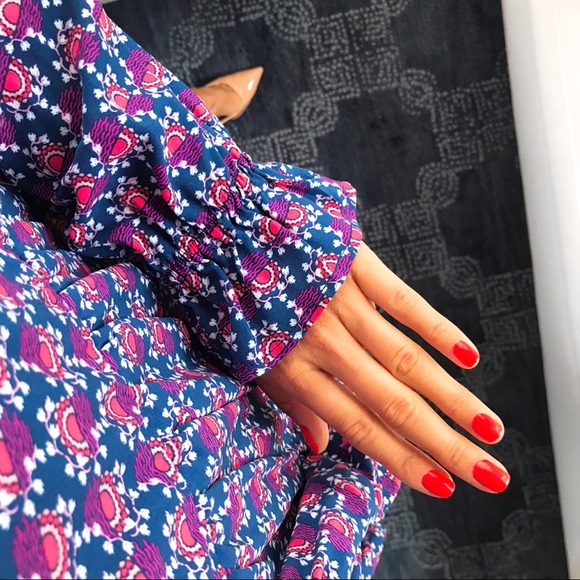 💗 JANE AND DELANCEY BLUE PINK RUFFLE SKIRT! - Picture 7 of 11
